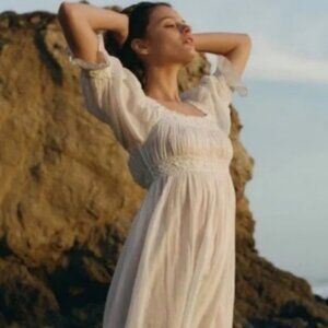 Doen Eclipse Nightgown Dress in Salt size small